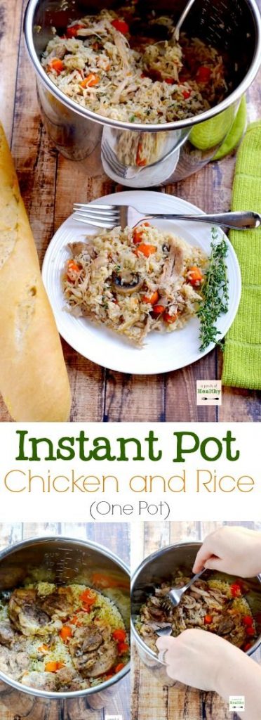 Instant pot chicken and rice